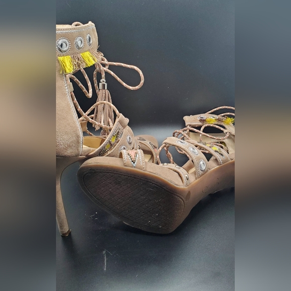 Jessica Simpson Roona Strappy Heels Size 8 - Picture 6 of 7